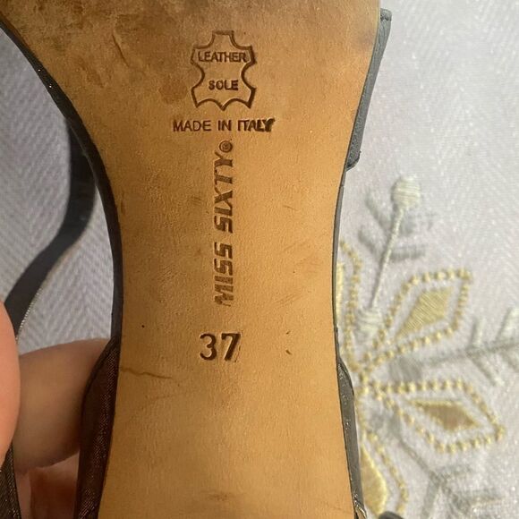 Miss sixty black medium heel shoe size 37 - Picture 4 of 15
